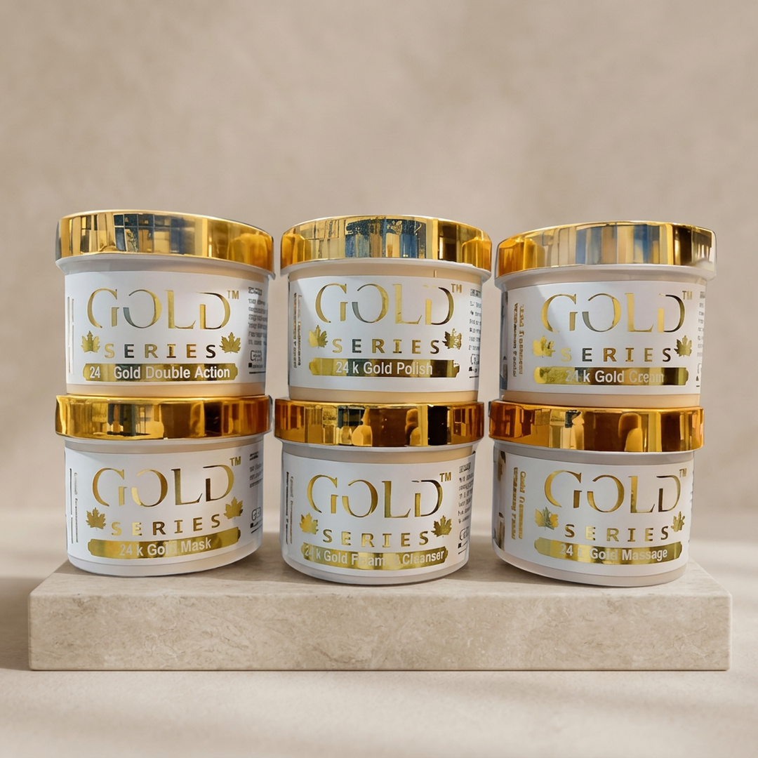 Golden Brightening Facial Kit 6-Piece Set