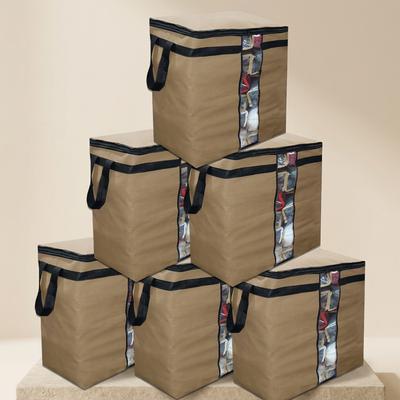 Pack of 6 Dustproof Storage Bags for Home Organization