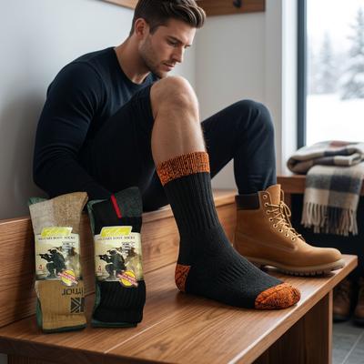 Premium Cotton Military Socks Pack of 6