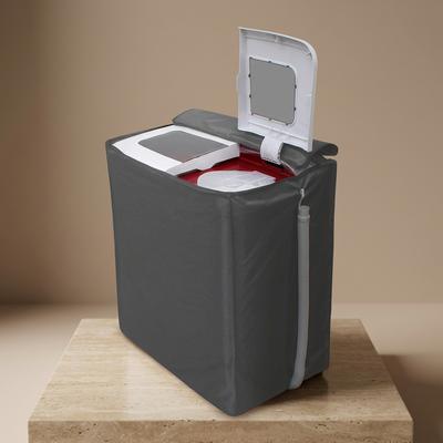 Grey Parachute Washing Machine Cover Double Tub