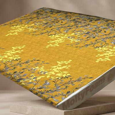 Waterproof Terry Cotton Mattress Cover Mustard Design