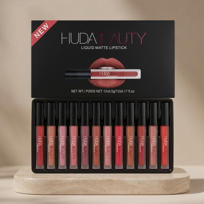Matte Lipstick Set 12 Shades Long Lasting Pakistani