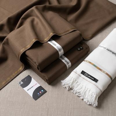 Men's Wash & Wear Brown Suit with Shawl Winter