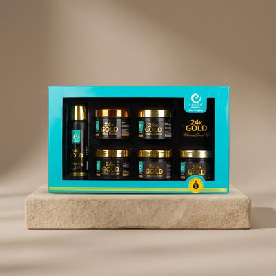 24K Gold Whitening Facial Kit 6 in 1 for All Skin Types