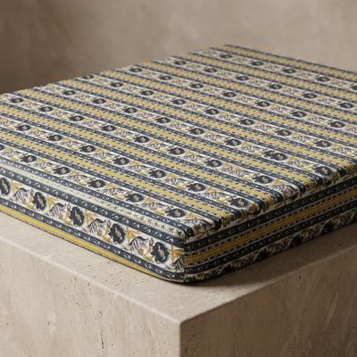 Double Bed PU Printed Waterproof Mattress Cover Multicolor