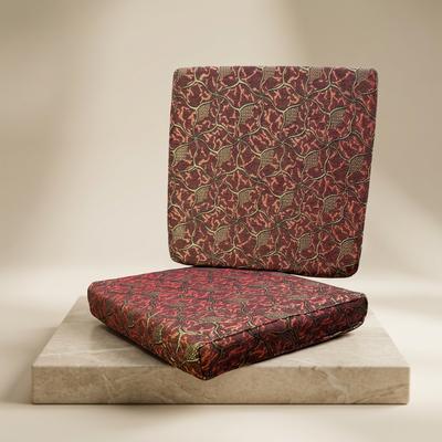 Premium Velvet Cushion Covers 10Pcs Red Earthy Tones