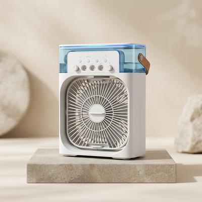 Portable Air Cooler Fan with LED Night Light & USB Power