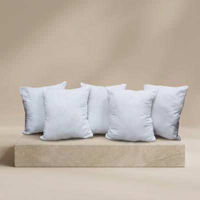 Cushion Filling 5 Pcs White Cotton Polyester Set