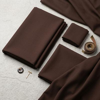 Men Brown Unstitched Suit Wash & Wear All Season
