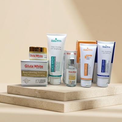 5 in 1 Skincare Bundle SPF 50+ Night Cream Whitening Serum