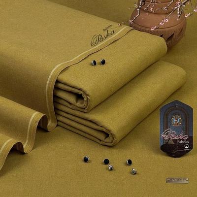 Men's Khaddar Suit Golden Winter Plain Design