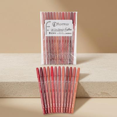 12 Color Matte Lip Pencils Waterproof Long Lasting