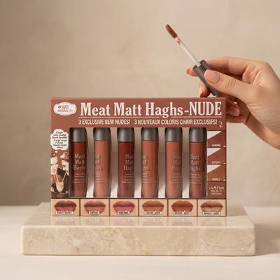 Meat Matt HAGHS-NUDE Lip Gloss Set 6 Nude Shades