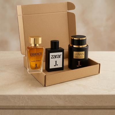 Unisex Perfume Set 3 Pieces J. By GB Premium Gift Pack