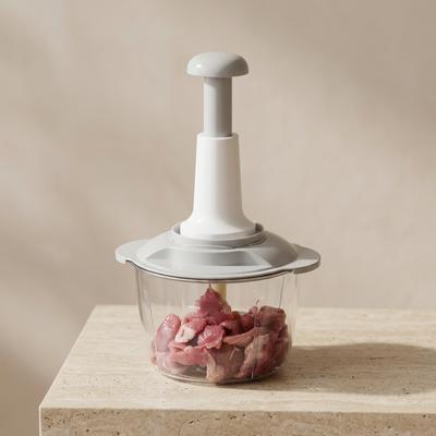 Manual Push Chopper ABS Plastic Multicolor Kitchen Tool