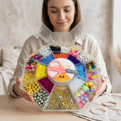 DIY Beads Box with Seed Beads & Alphabets