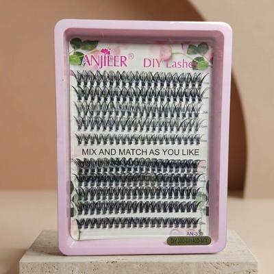 DIY False Eyelashes Black Waterproof Mix & Match 100g