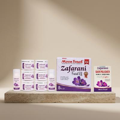 Zafarani Brightening Facial Kit 10 Pcs Exfoliator Cream