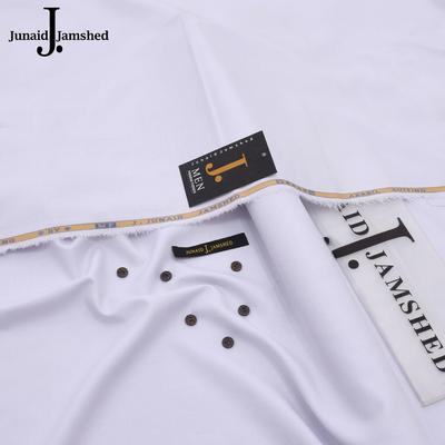 White Wash N Wear Men Suit Unstitched 3m Shirt 2m Trouser