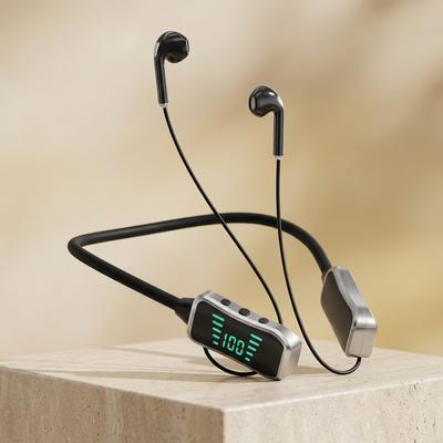 Bluetooth Headset with Digital Display & IPX4 Protection
