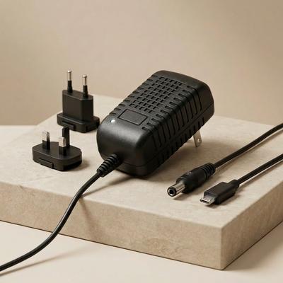 5V2A Flat Power Adapter with LED Light