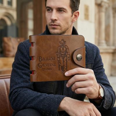 Men's Retro Hunter Wallet Large Capacity Multi-Card Slot