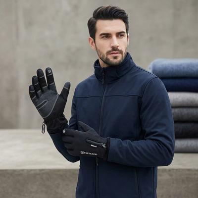Winter Waterproof Finger Gloves for Men Women Windproof Warm Riding