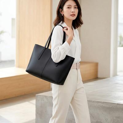 Black Large Tote Bag for Women 2023