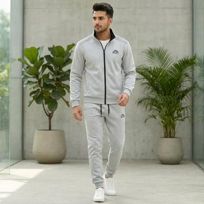 Men Blue Embroidered Track Suit M-8XL