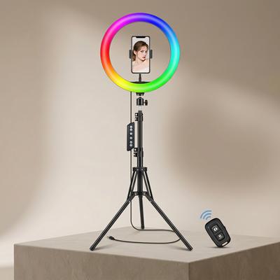 RGB Ring Light for Selfie Photo Tripod Stand