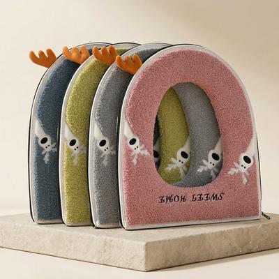 Autumn Winter Lucky Deer Waterproof Toilet Seat Cushion
