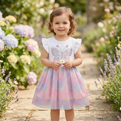 Girls Lace Skirt 2025 Spring Summer Soft Gauze Dropshipping