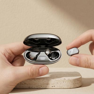Cross-Border Sports Bluetooth Headset with Anti-Sweat LED Display