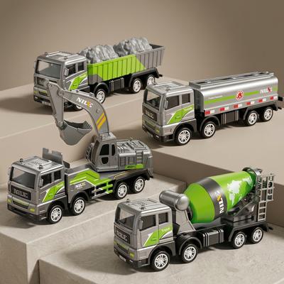 Inertia Alloy Toy Trucks for Kids Engineering & Mixing