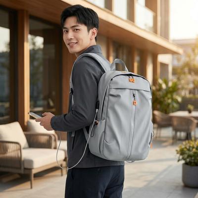 Waterproof Korean Men's Large Schoolbag Computer Backpack