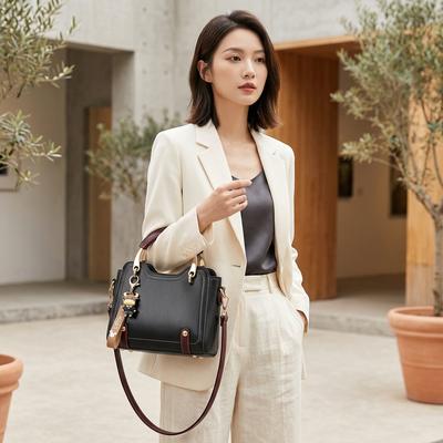 Korean Style Beige Shoulder Crossbody Bag 2022