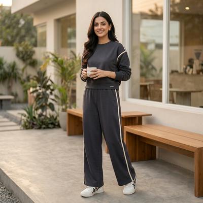 Women's Slim Fit Sweater Set Autumn Winter Salt Style