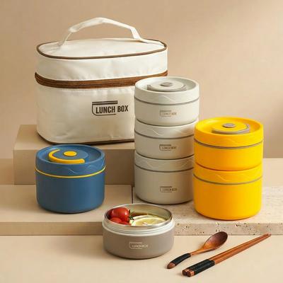 304 Stainless Steel Lunch Box Set for Students
