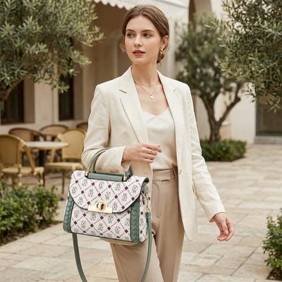 Women's Lotus Messenger Bag Pink Gold 2022