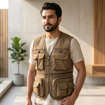 Men's Cross-Border Summer Mesh Vest Large Size