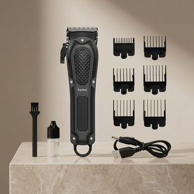 Professional Electric Hair Clipper with Automatic Grinding Oil Head