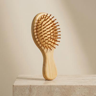 Mini Wooden Hair Brush for Women's Hair Care