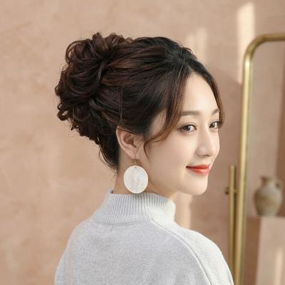 Natural Full-Length Hair Updo Clip Pony for Women