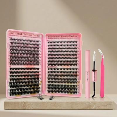 False Eyelashes 30D 40D 50D Mixed Single Cluster 640