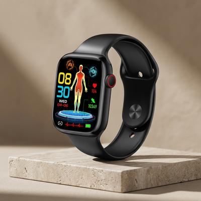 Non-Invasive Blood Sugar, BP, Heart Rate & Oxygen Watch for Elderly