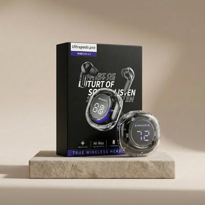 Transparent Bluetooth Headset Air31 with Crystal Display
