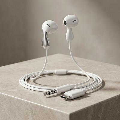3.5m Wired Headset Bass Call with Mic & Control