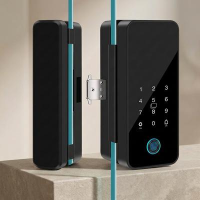 Smart Glass Door Lock for Office & Shop Single Double