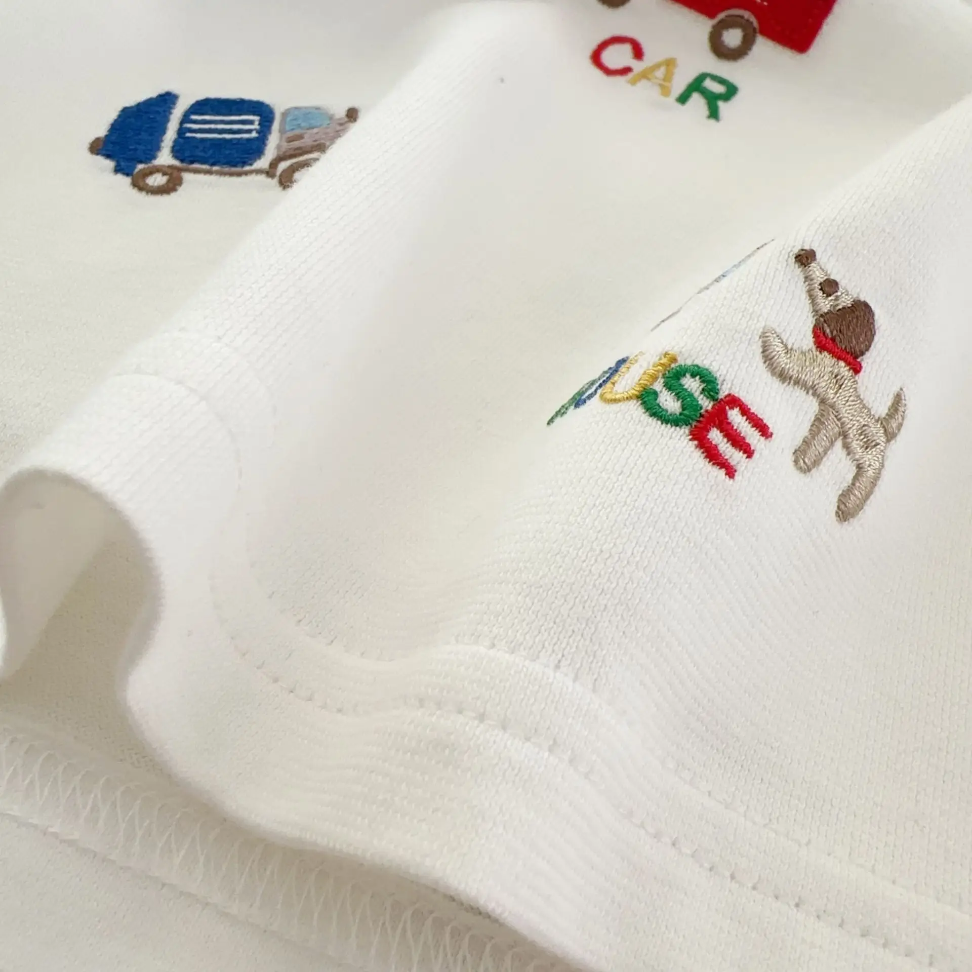 Children Half Sleeve T-Shirts 26 Summer Cotton White Red Blue — feature 19