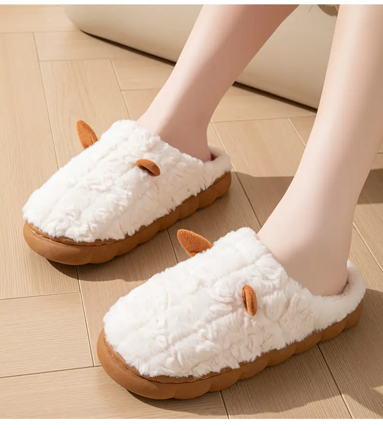 Winter Cotton Slippers for Women & Men Warm Non-Slip — feature 13